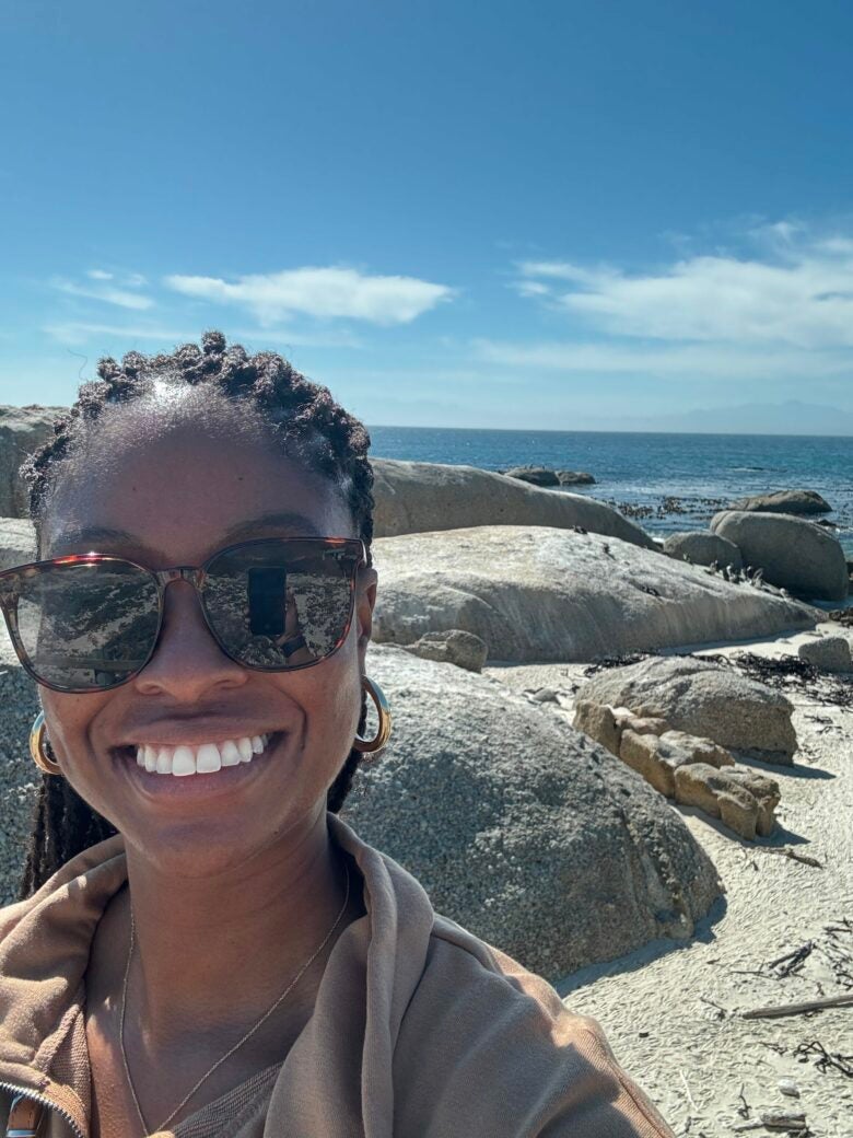 This spring, Ashley also visited Boulder Beach in Cape Town, South Africa.