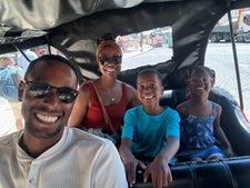 Ashley and her family enjoyed a tuk-tuk tour of Lisbon’s Old Town.
