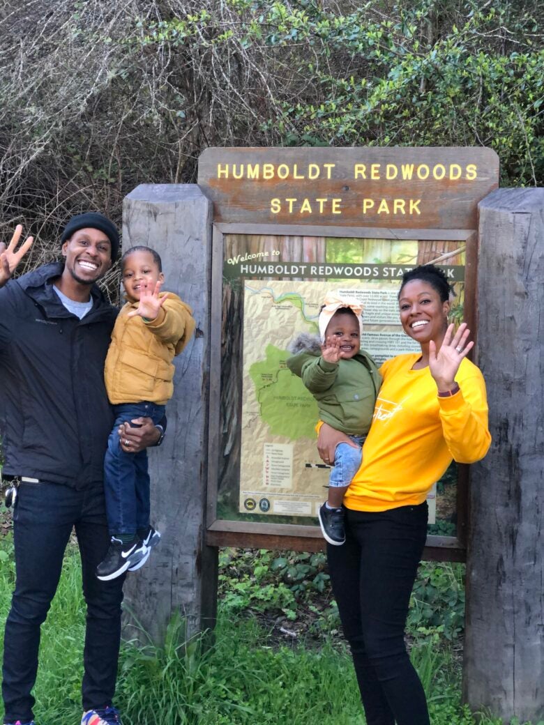 In 2021, Ashley and her family visited Humboldt Redwoods State Park where they rented a RV.