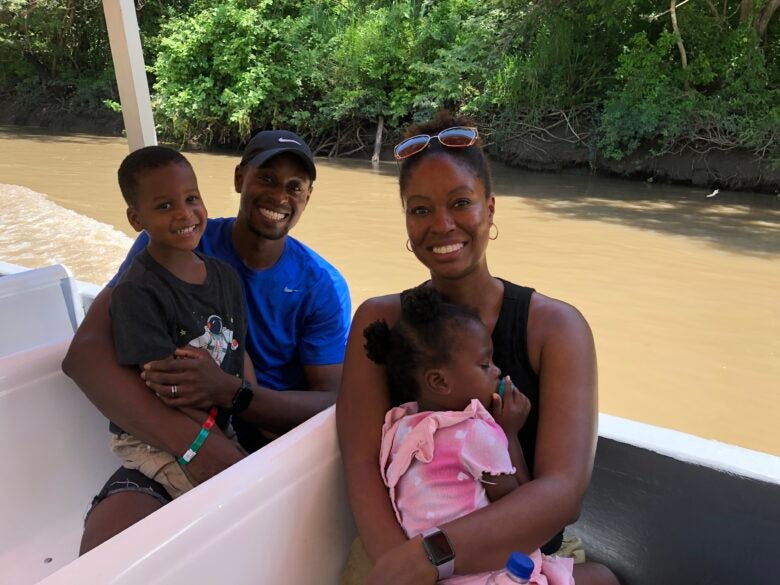 Returning to one of her favorite countries, Ashley and her family enjoyed a nature boat ride in Costa Rica.