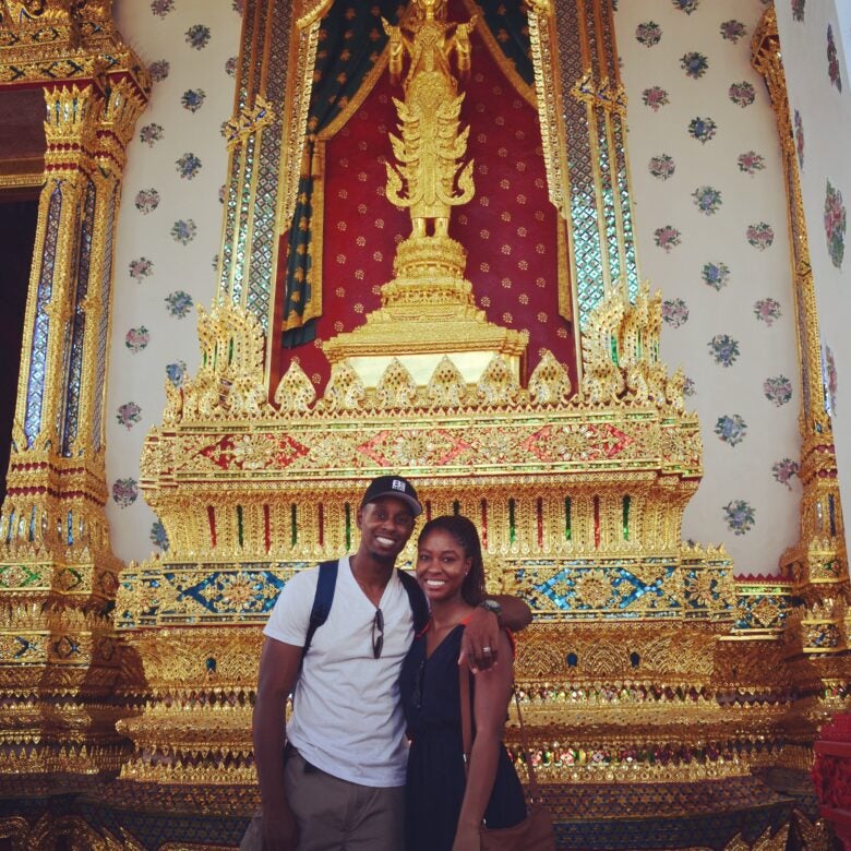Before kids, Ashley traveled to Thailand with her husband to explore Bangkok, Phuket, and Ayutthaya.