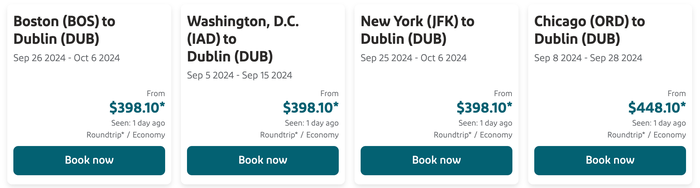 Aer Lingus sale