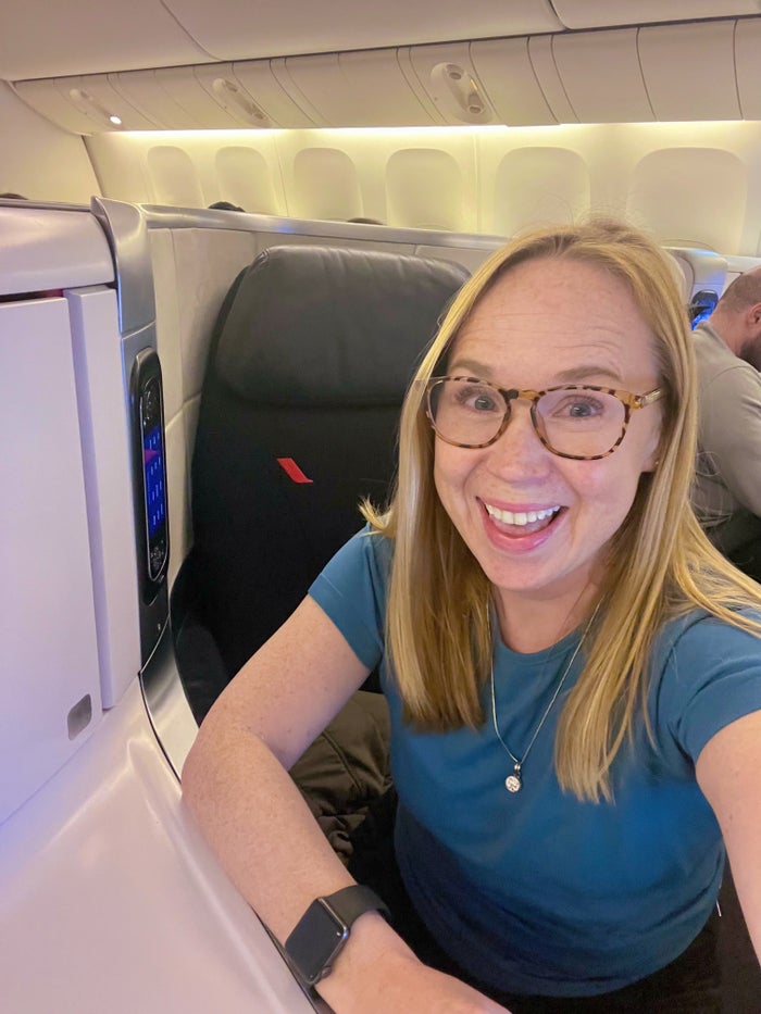 Air France business class to Paris – Katie Seemann Flying Air France Business Class