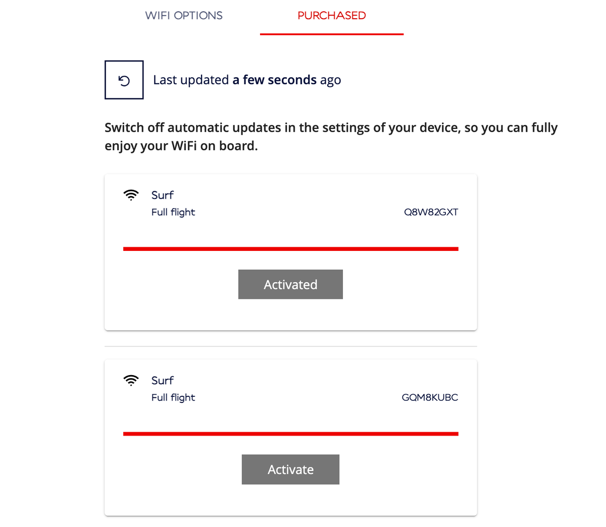 Air France packages