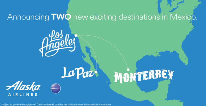 Alaska New Routes Alaska New Routes to Mexico