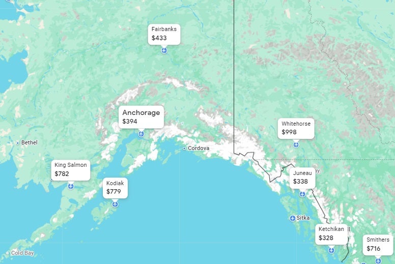 Alaska Summer Airfares