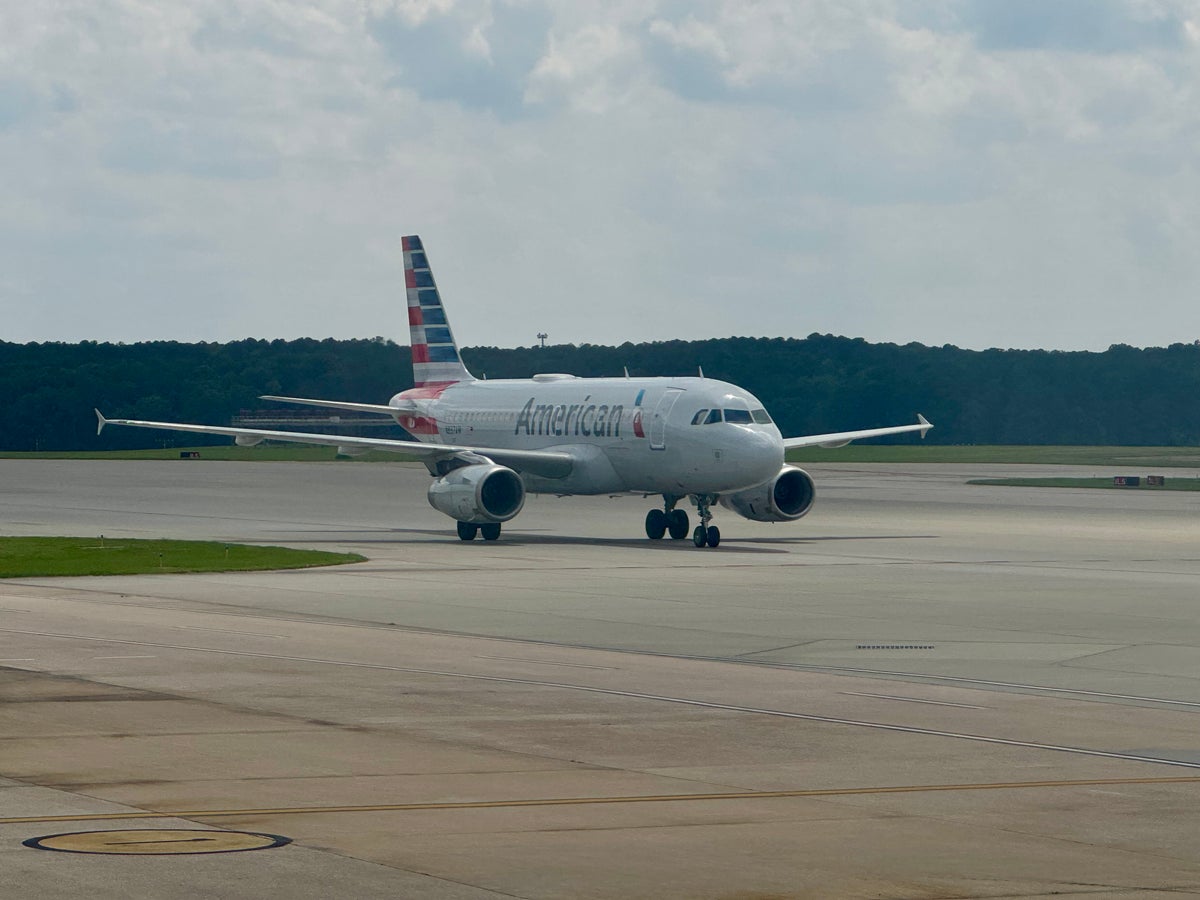 American Airlines Waiting for Takeoff