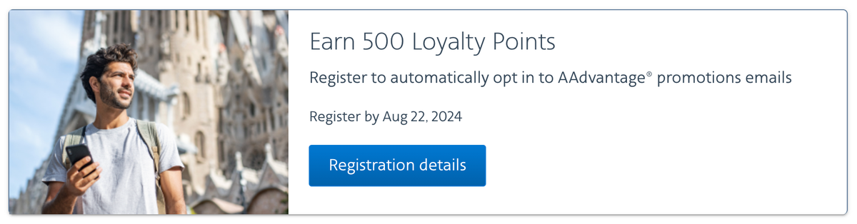 American promotion for Loyalty Points