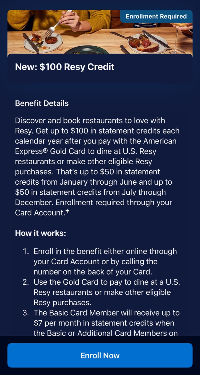 Amex Gold Resy Benefit Amex Gold Resy Benefit