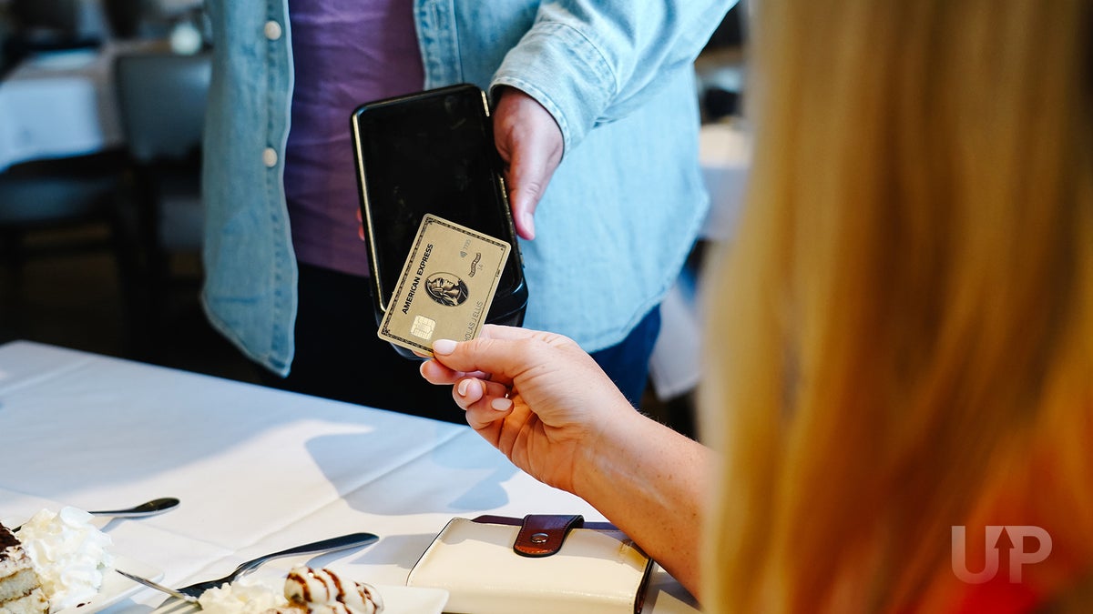 Amex Gold Tap To Pay With Waiter at Restaurant Upgraded Points LLC 2