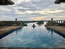 The pool in our suite at Banyan Tree Bintan was incredible; Bintan Island, Indonesia