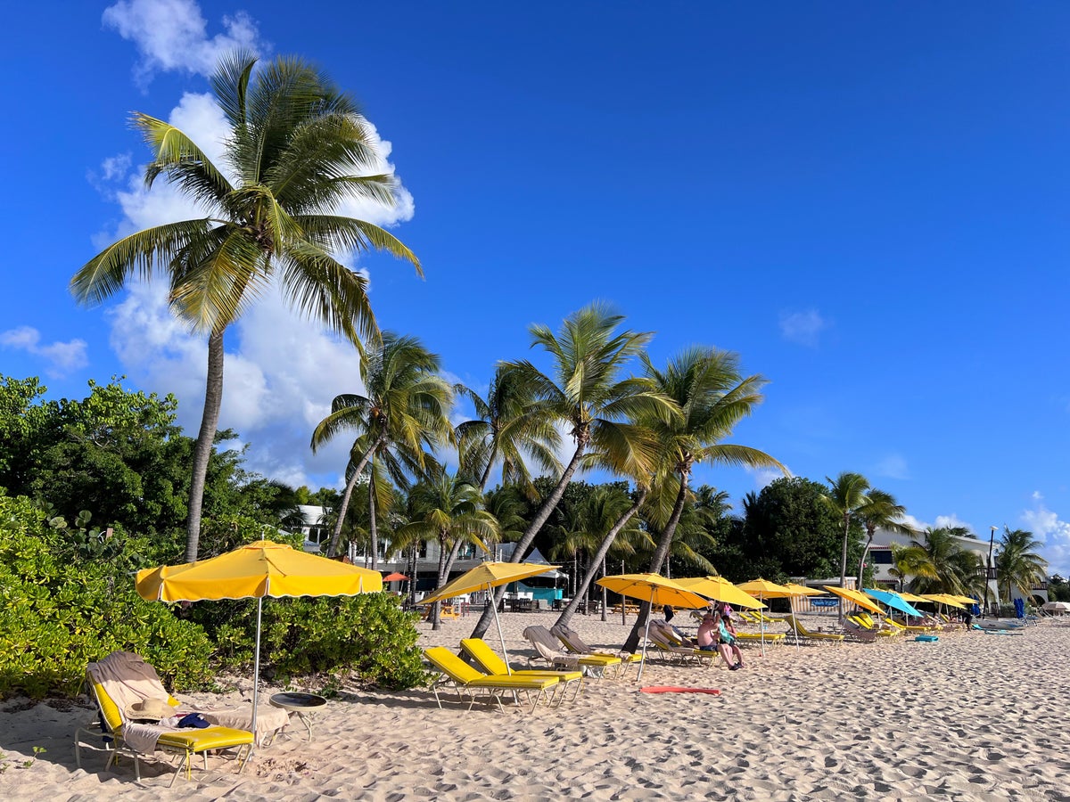 Beach chairs at Malliouhana Anguilla