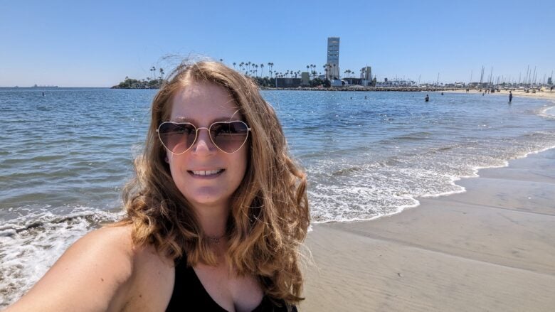 Beach walk in Long Beach