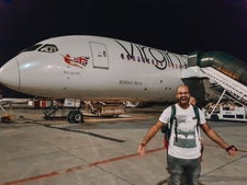 Boarding Virgin Upper Class to Johannesburg
