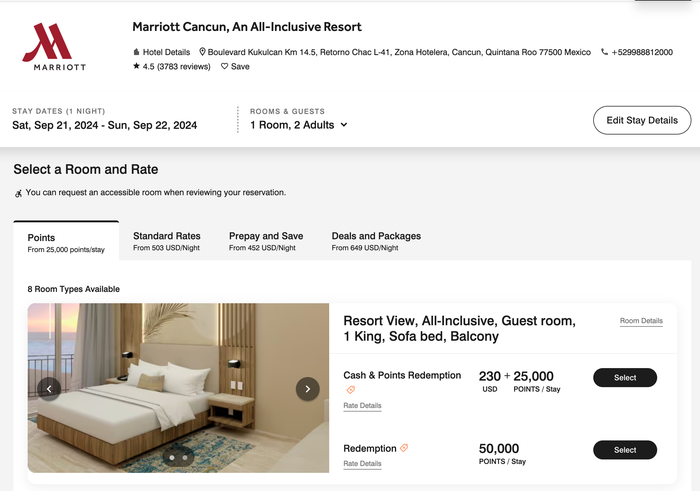 Book Marriott Cancun with Marriott Bonvoy points Book Marriott Cancun with Marriott Bonvoy points