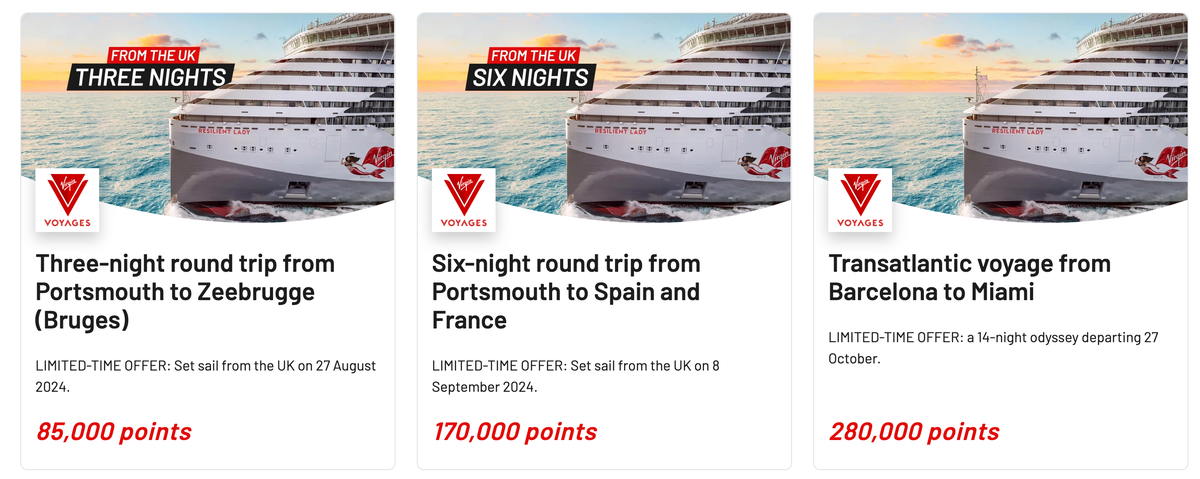 Book Virgin Voyages cruises with Virgin Red points