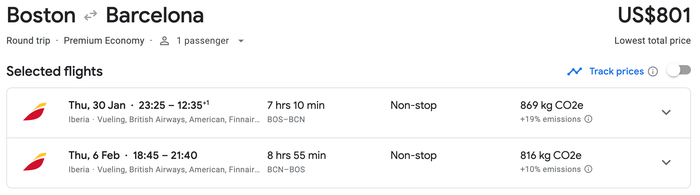 Boston to Barcelona Boston to Barcelona