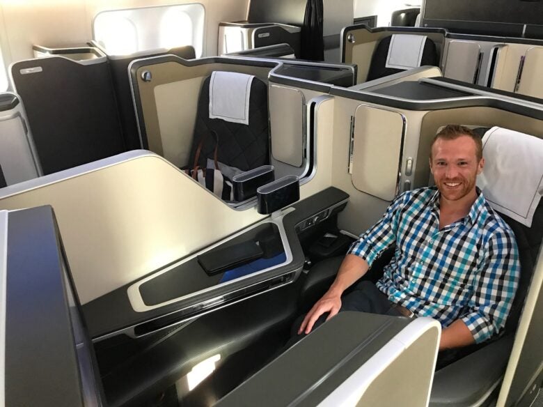 British Airways, First Class, 787 on a Travel Together Ticket