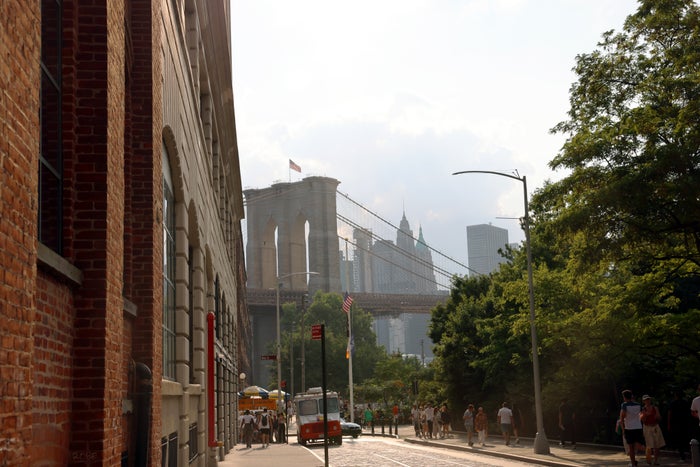 Brooklyn Bridge DUMBO street view Brooklyn Bridge DUMBO street view