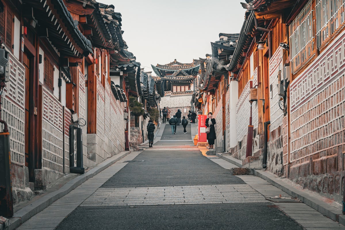 Bukchon Hanok Village. Seoul Korea