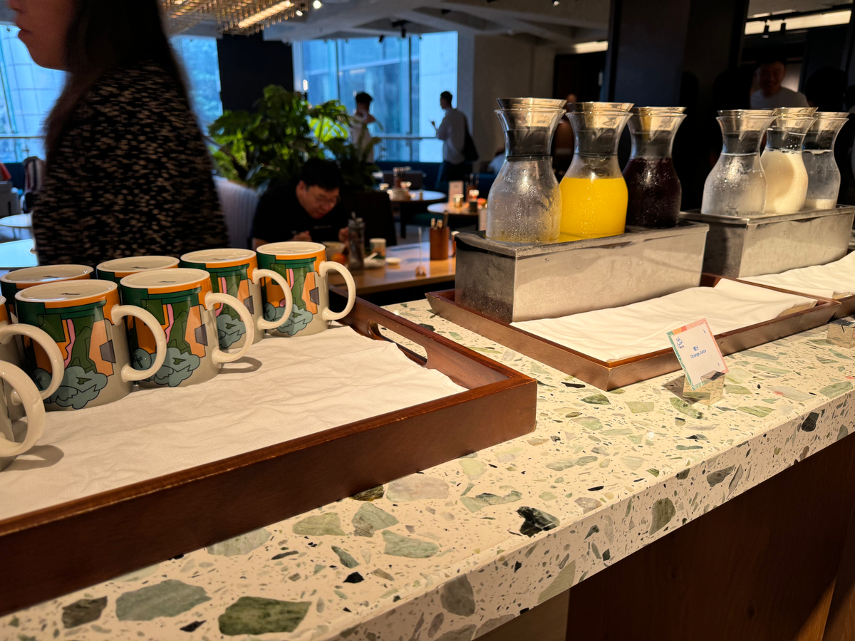 Caption by Hyatt Zhongshan Park Shanghai Taole Central juice mugs