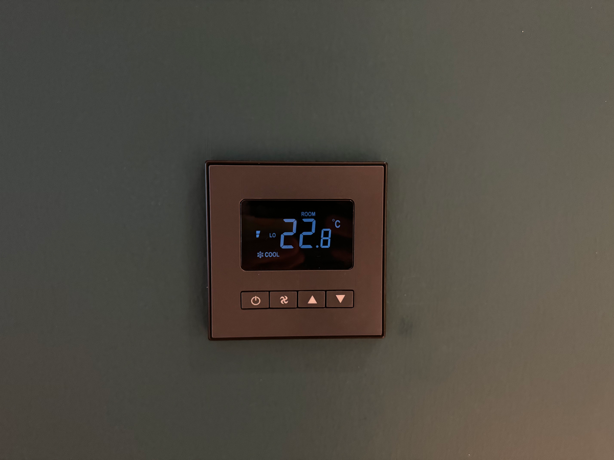 Caption by Hyatt Zhongshan Park Shanghai bedroom thermostat