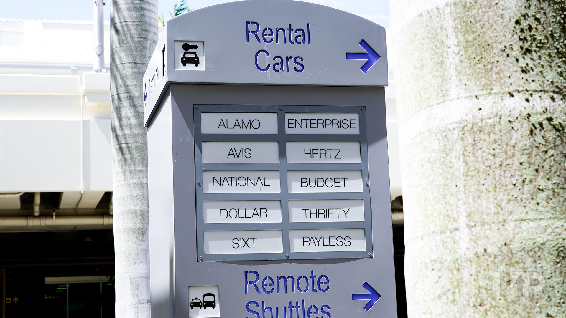 Car Rental and Shuttle Signage Upgraded Points LLC 2