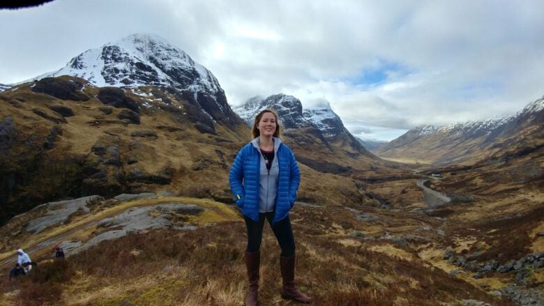 I lived in Scotland in 2018 and it’s a second home to me now. Here’s me standing in front of Ben Nevis.
