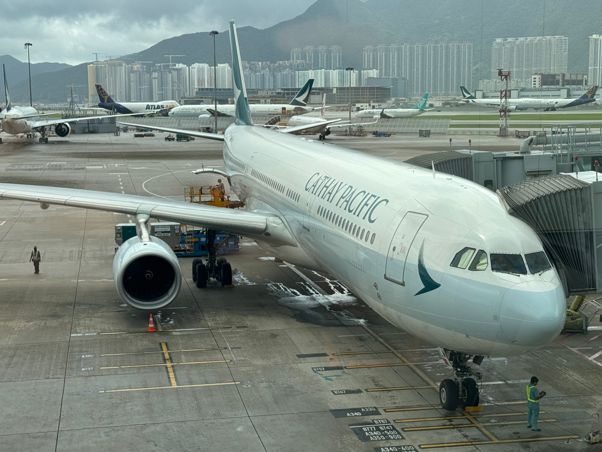 Cathay Pacific A330 300 at Hong Kong HKG