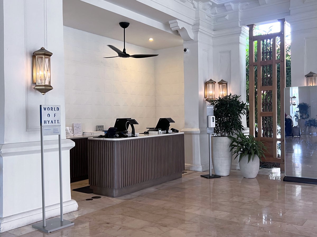 Check in desk at Hyatt Regency Grand Reserve Puerto Rico