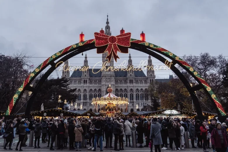 Christmas in Vienna, Austria.