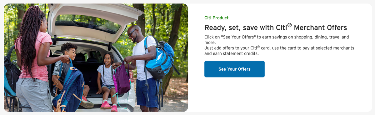 Citi Merchant Offers see your offers