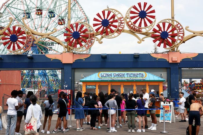 Coney Island Luna Park ticket booth Coney Island Luna Park ticket booth