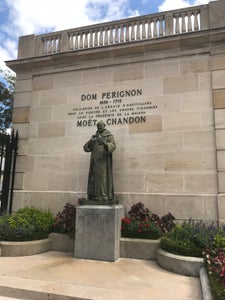 Dom Perignon Statue