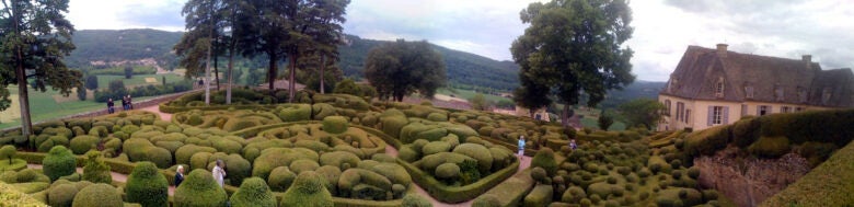 Dordogne hedge garden