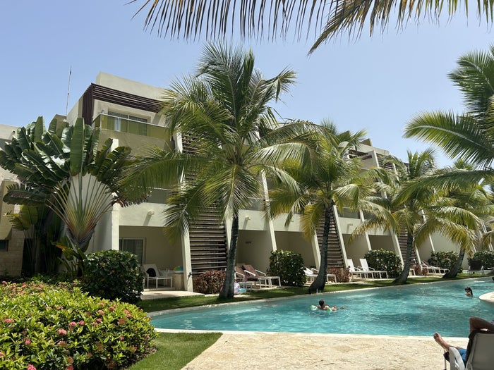 Dreams Onyx palm tree pool Dreams Onyx palm tree pool