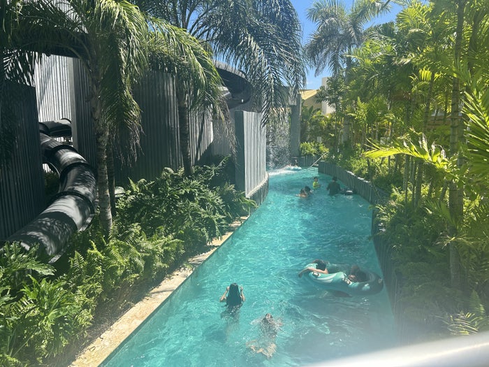 Dreams Onyx waterpark lazy river Dreams Onyx waterpark lazy river