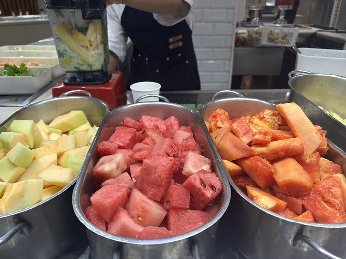 Dreams Onyx Carnival buffet fruit Dreams Onyx Carnival buffet fruit