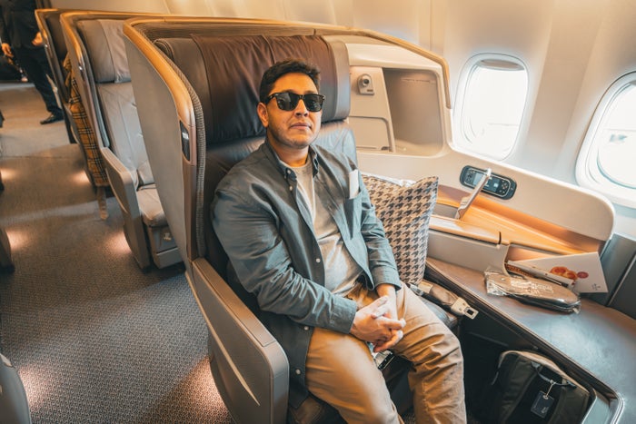 Ehsan Singapore Airlines business class on the 777 Ehsan Haque Singapore Airlines business class on the 777