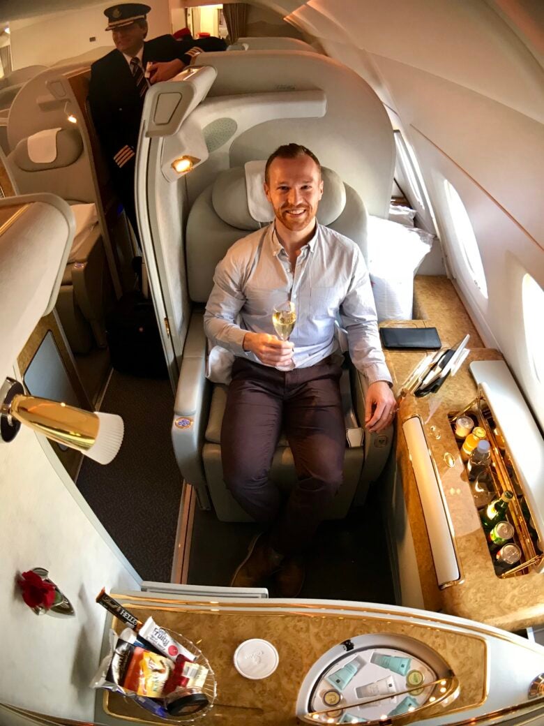 Emirates First Class, A380