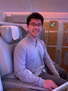 Emirates first class has great pajamas!