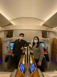 Flying Emirates first class during COVID