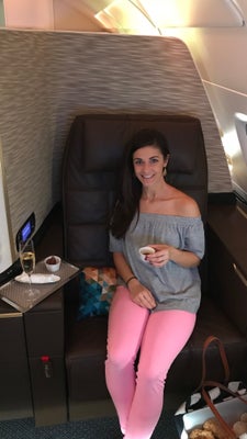 First time flying the Etihad Apartment, A380