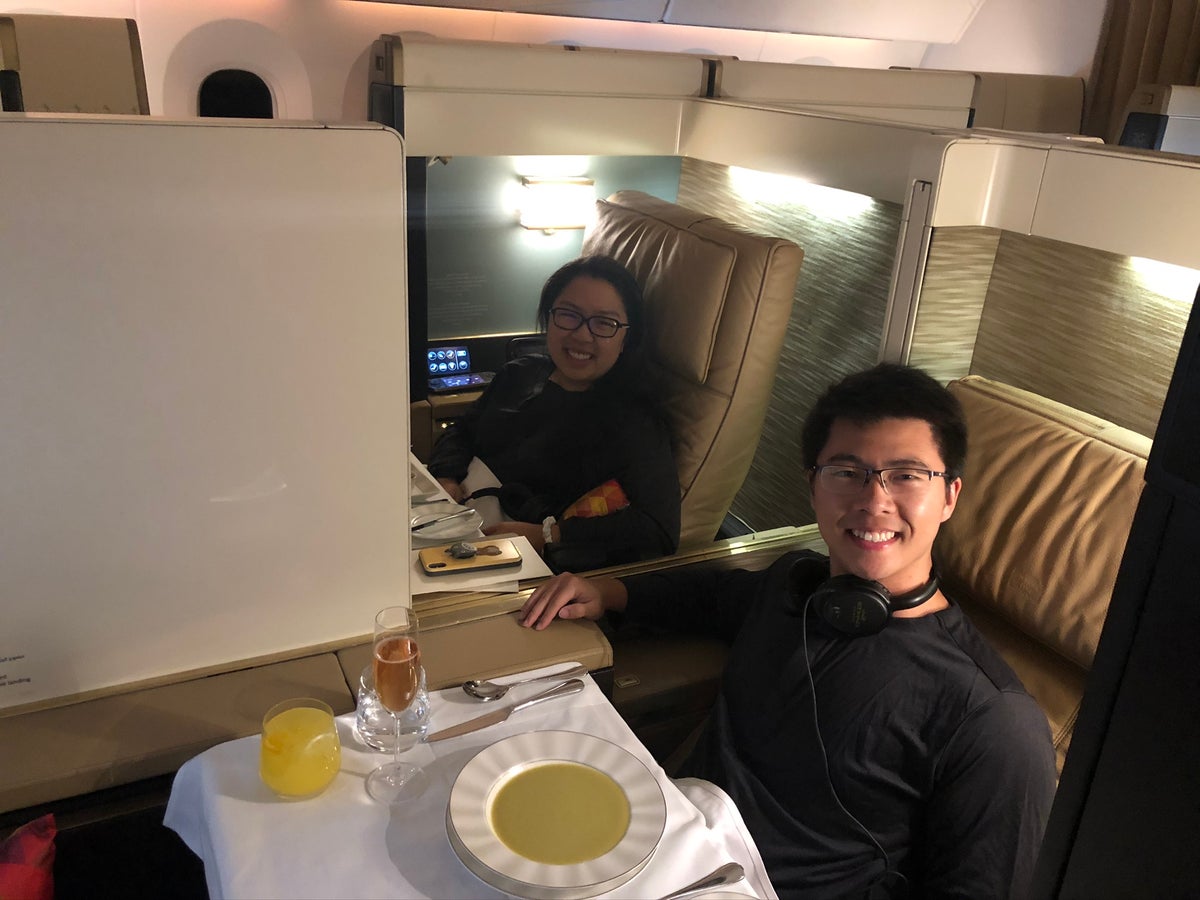 Flying Etihad first class