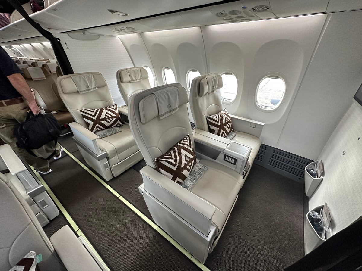 Fiji Airways Business Class Bulkhead