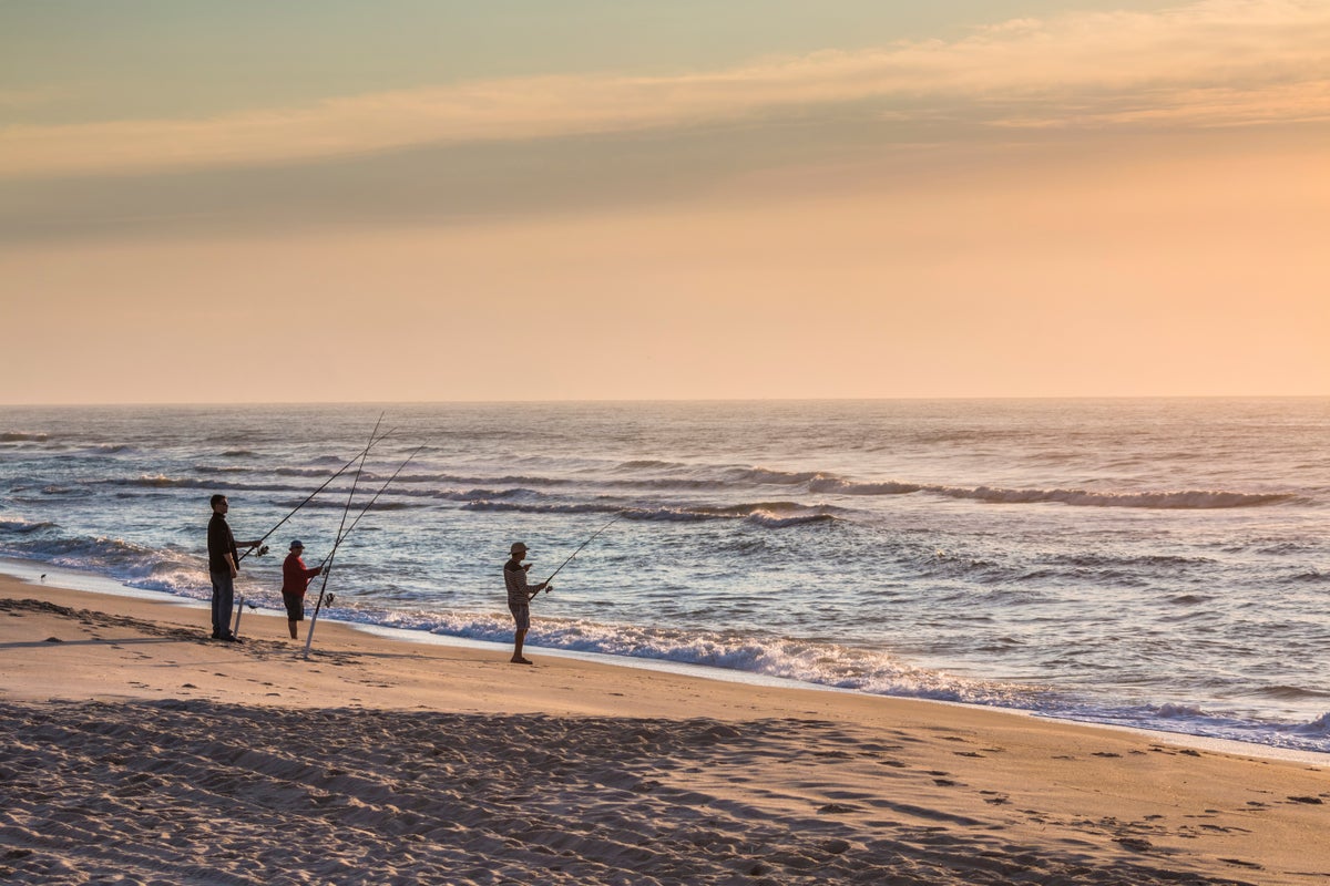 dramatic summer Assateague beach photo in Maryland