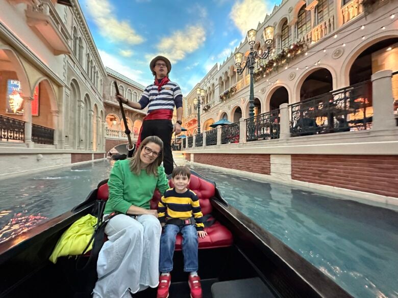 Gondola Ride in Las Vegas