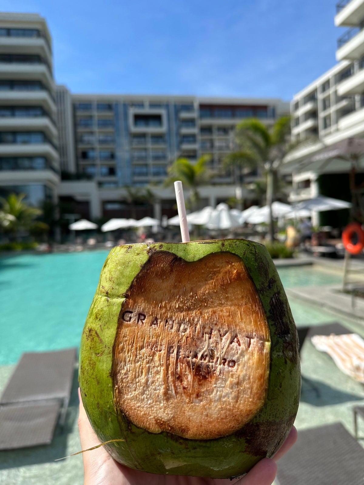 Grand Hyatt Rio coconut