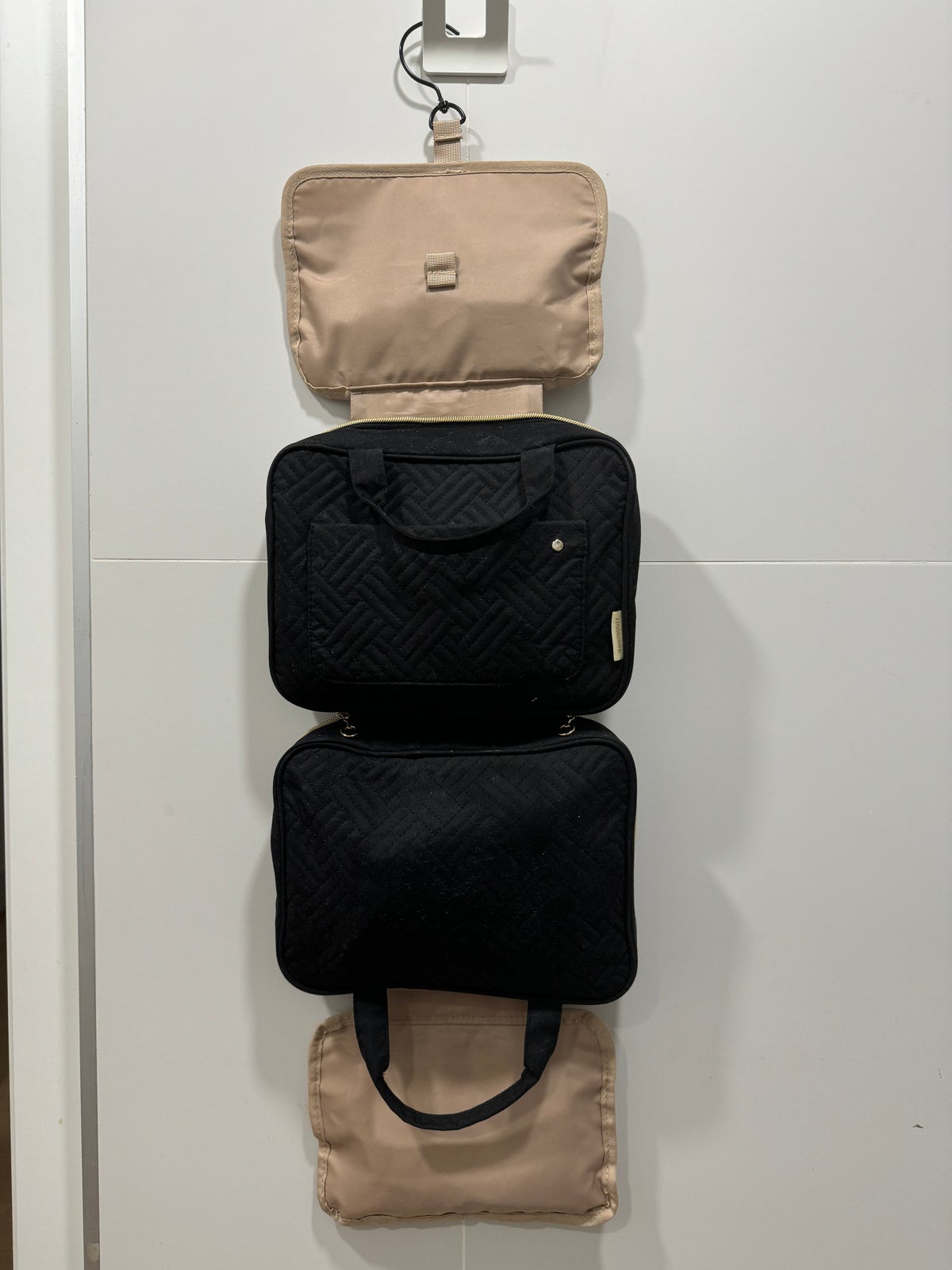 Hanging Toiletry Bag open