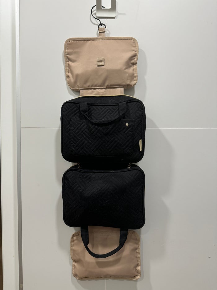 Hanging Toiletry Bag open Hanging Toiletry Bag open